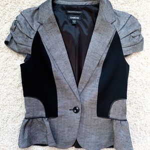 BEBE Slim fitted Short Sleeve Blazer